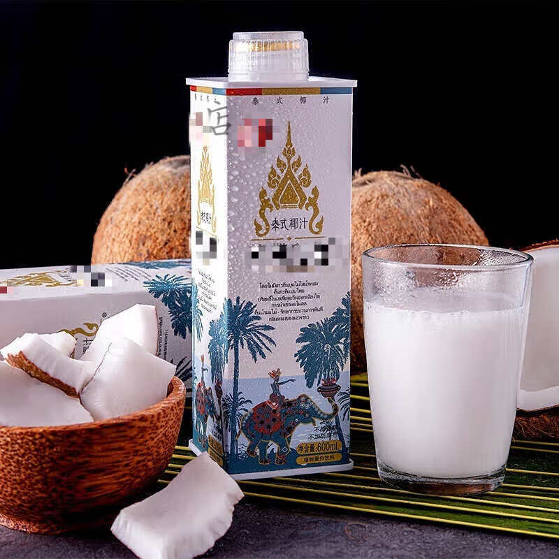 速缘乐椰汁600ml*6大瓶整箱批椰奶生榨椰子汁果味饮料