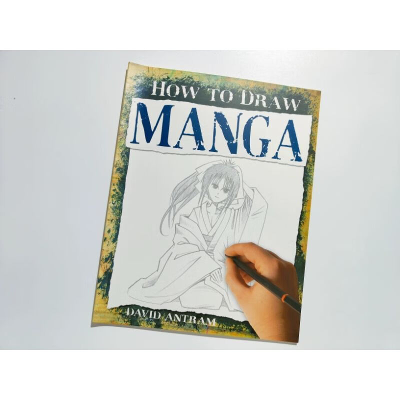 英文版how to draw manga漫画然如何绘画美术培养启蒙绘画指南
