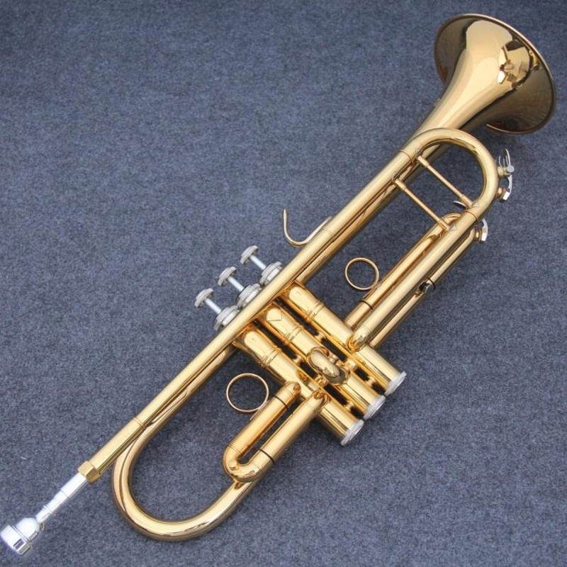 suzuki musique小号乐器 降b调小号乐器 初学考级专业演奏电泳金表面
