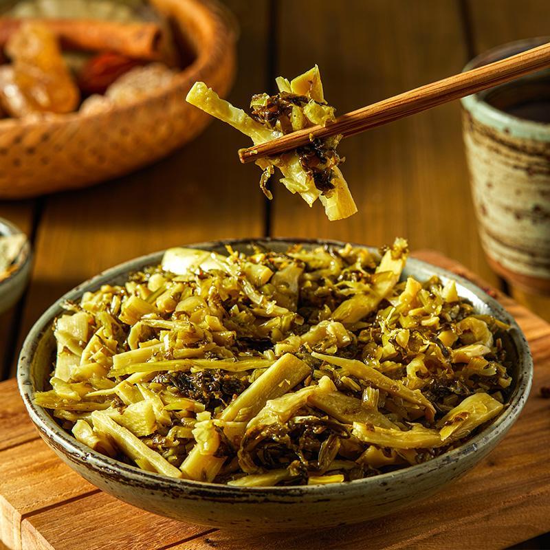 屿毅越江南雪菜雷笋香嫩鲜嫩脆春笋开袋即食特级农家雪菜袋装新鲜 200