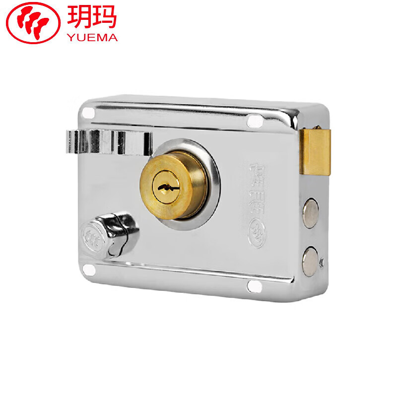 玥玛 外装门老式门锁木门入户门锁房门锁防锡纸防技术开启 735-8698左