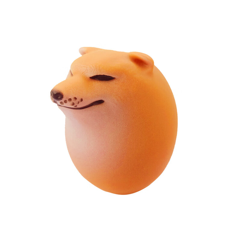 柴犬狗蛋手办鸡蛋柴柴沙雕柴犬狗蛋模玩潮玩手办公仔抖音同款 狗蛋-软