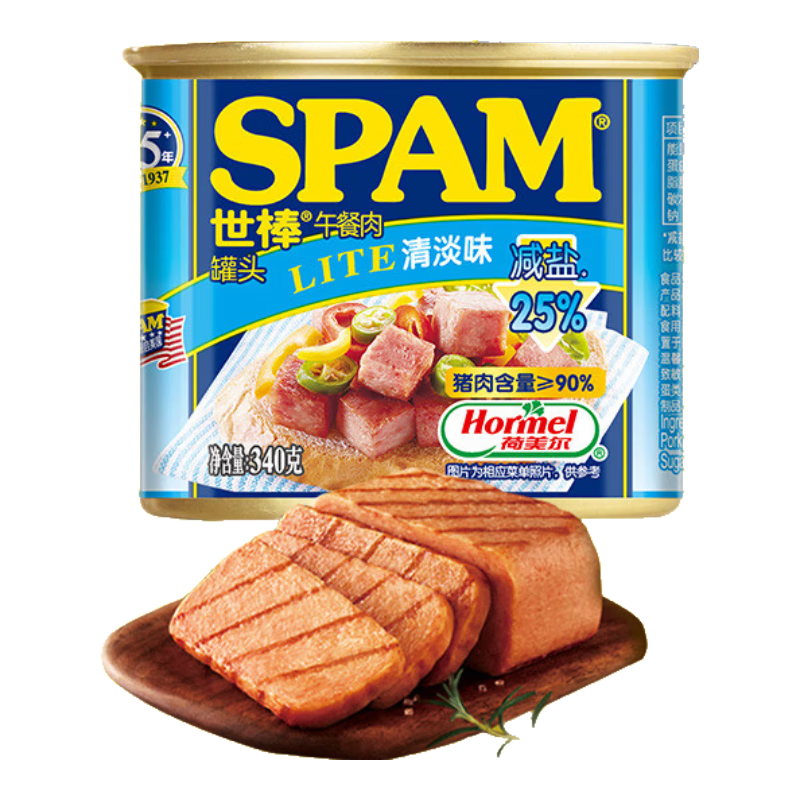 SPAM/���� ���ζ ������ͷ 340g 1�� �嵭ζ 32.9Ԫ