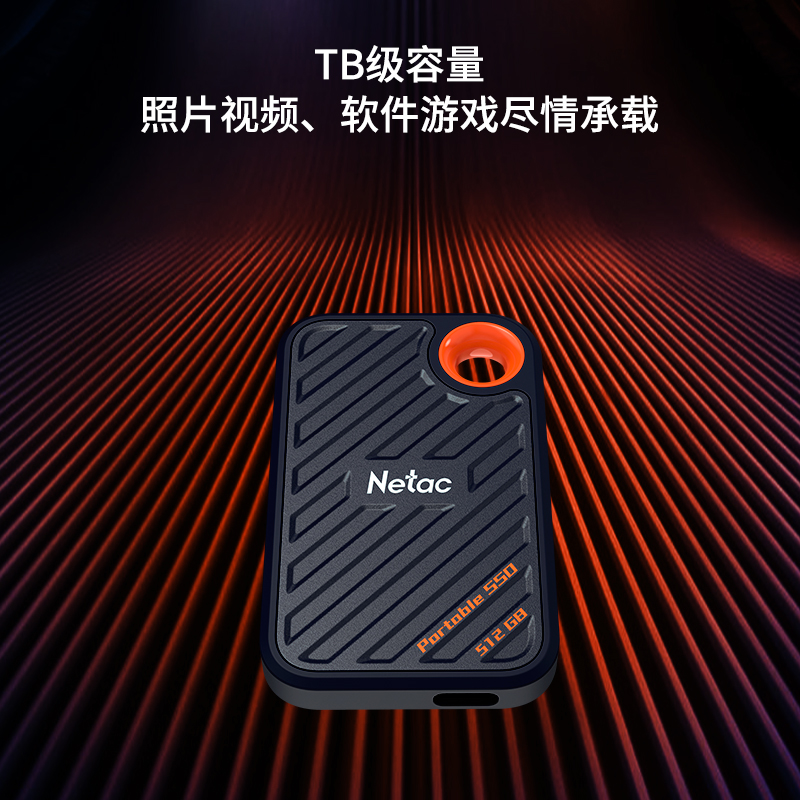 朗科（Netac）1TB Type-c USB3.2 NVME协议移动硬盘 固态（PSSD）ZX20 手机直连 读速高达2000MB/s 轻巧便携