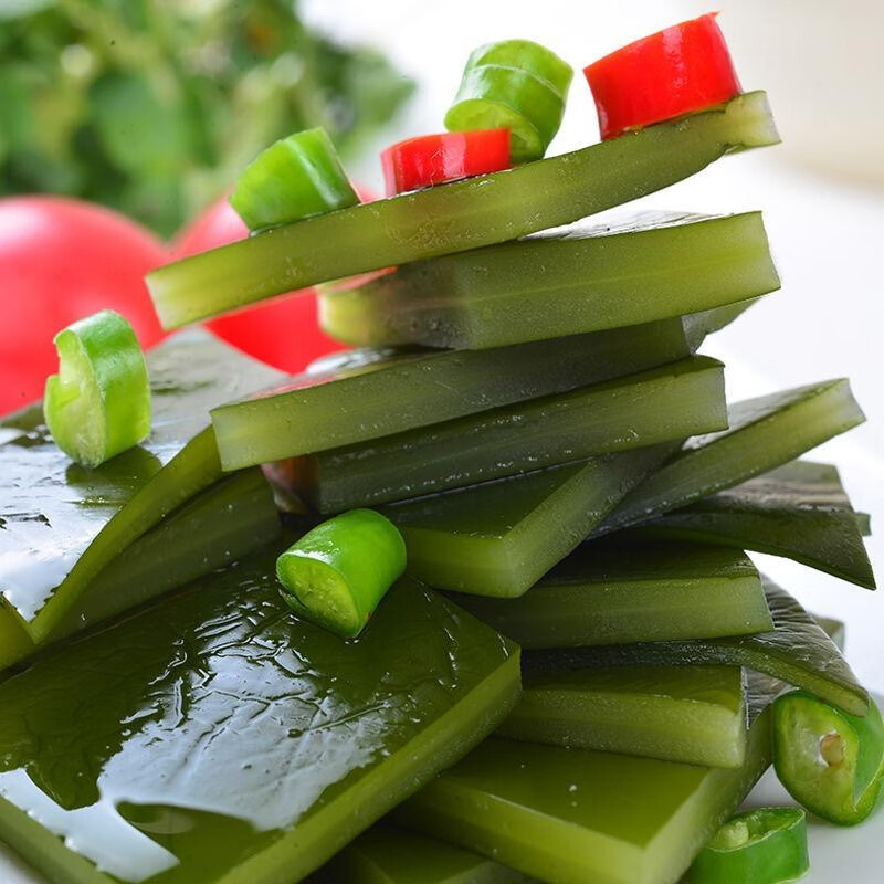 虎钢馋海带头新鲜盐渍海带片厚昆布火锅凉拌菜中短头荣成特级海带根 2