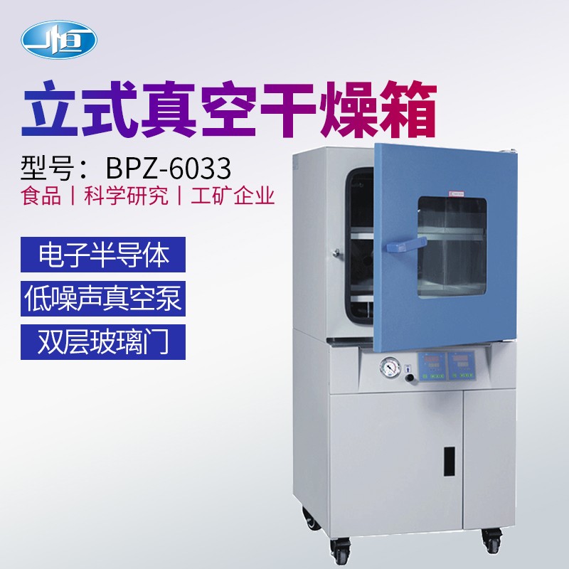 一恒立式真空干燥箱烘箱 带真空泵干燥暖箱BPZ-6000系列高温真空箱 BPZ-6033
