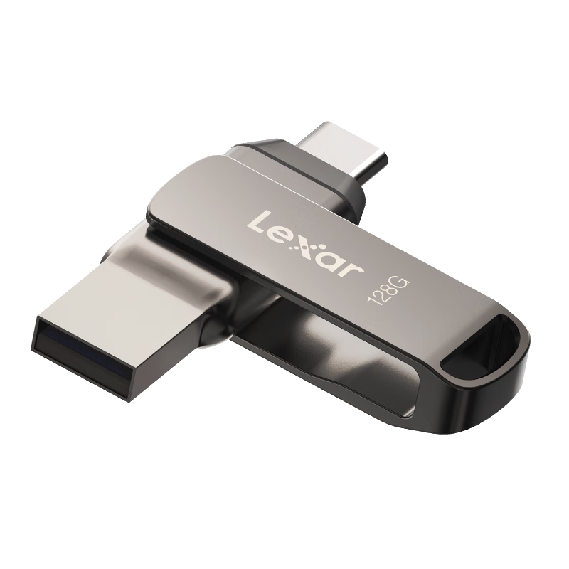 �׿�ɳ��Lexar��128GB USB3.2 Type-C�ֻ�U��D400 �ֻ��������� ����˫�ӿ� OTG ��׿ƻ��17�ʵ����� 79.8Ԫ
