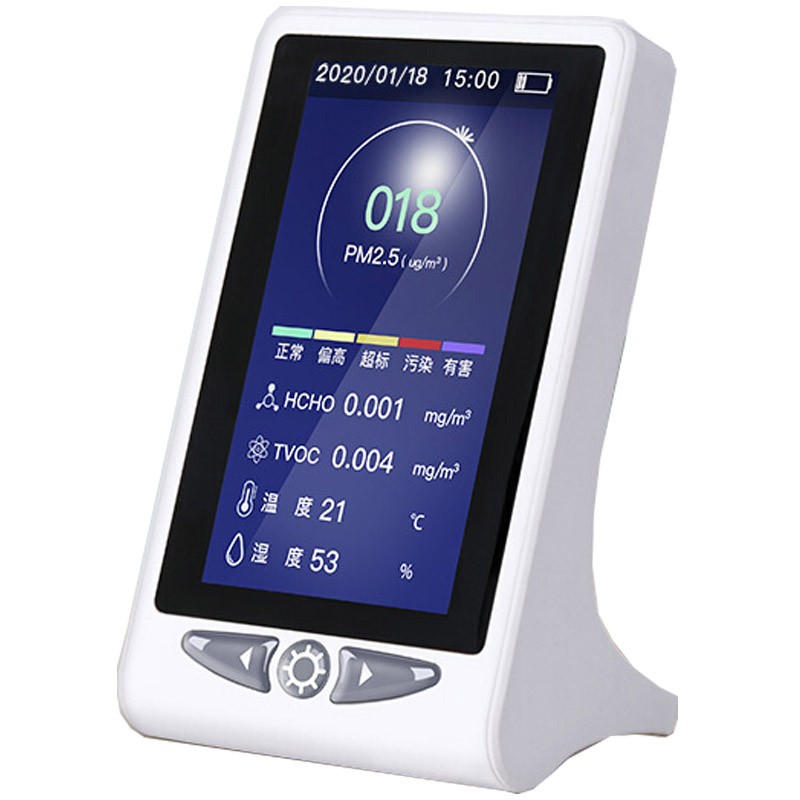绿之源 空气甲醛检测仪 恒瑞多功能彩屏款 家用大屏室内tvoc温湿度pm