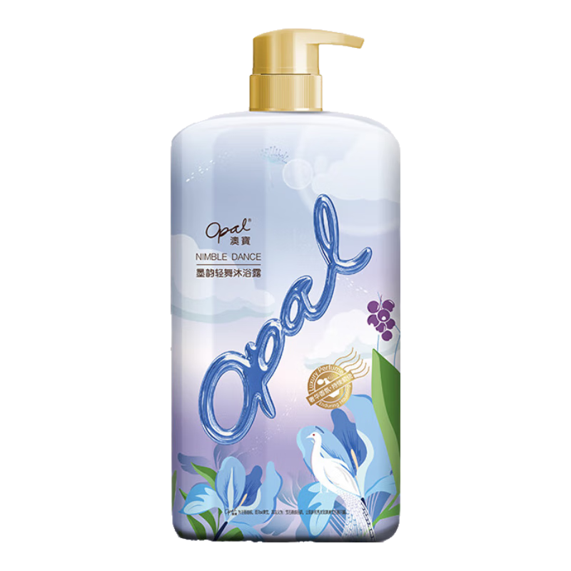 澳寶墨韻輕舞沐浴露清潔保濕補水舒緩男女家庭沐浴液1.055L