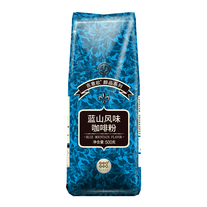 吉意欧GEO醇品系列 蓝山口味咖啡500g粉