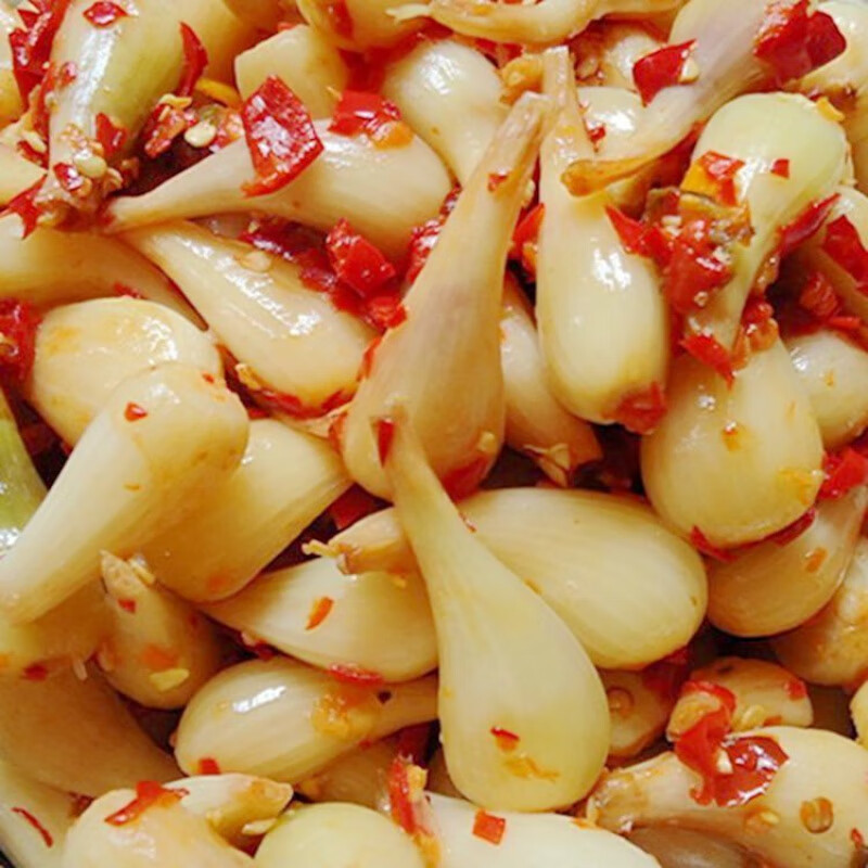 顶珠云南特产手工酸辣泡叫藠头茭角藠葱交芥兰头腌制下饭香辣咸菜