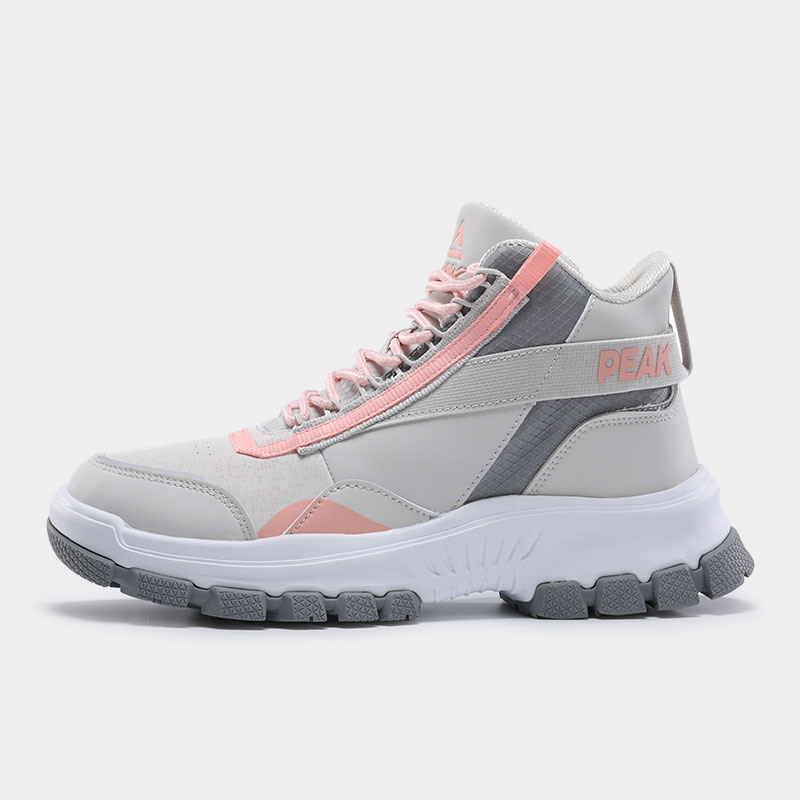 匹克(peak)女鞋秋季新款高帮运动鞋舒适潮流运动女子休闲鞋dg140202