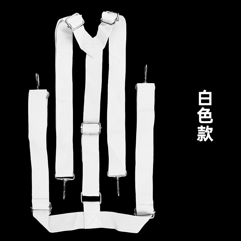 杉贝新款交叉小军鼓背带学校乐队鼓号队管乐团背带红色白色可选金属钩