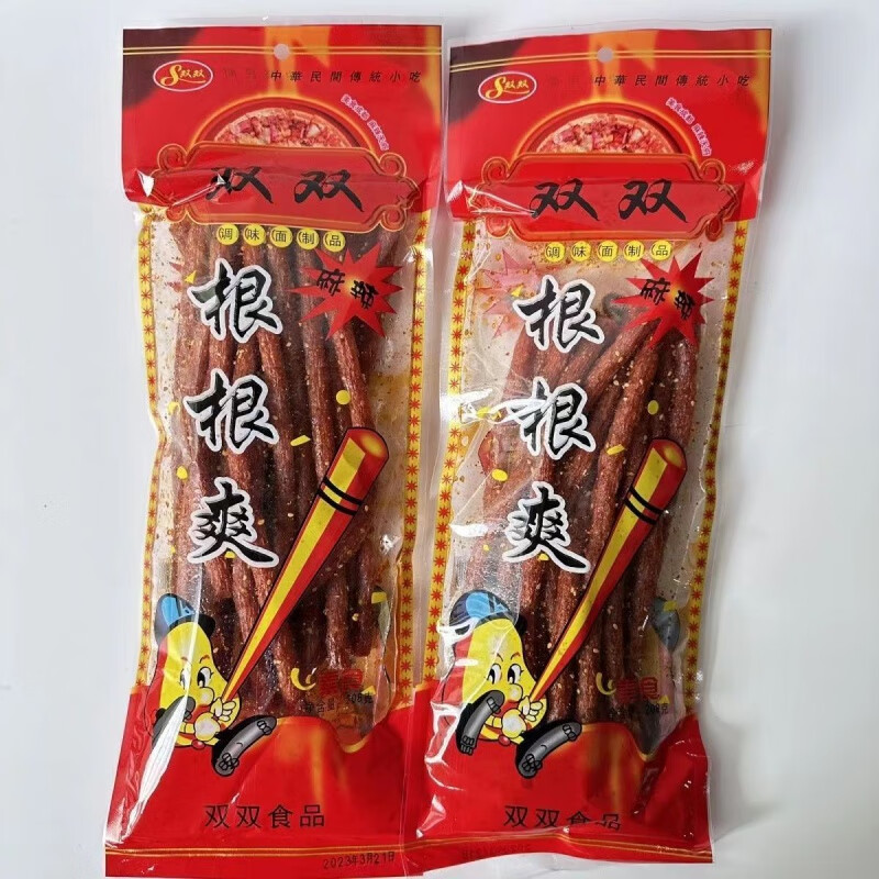 可钦长条老式根根香辣条儿时经典麻辣大袋根根爽香辣怀旧批发休闲