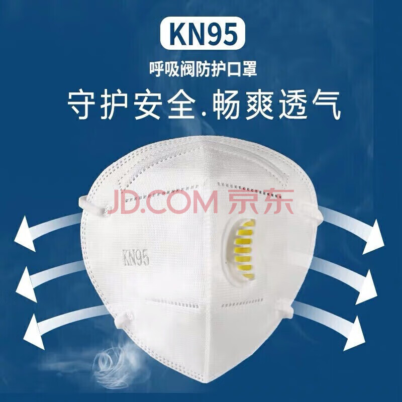 n95口罩kn95防尘口罩3d立体五层加厚防飞沫灰尘雾霾活性炭工业防粉尘