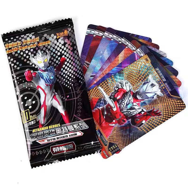 二周年纪念版卡片决板sp卡2周年纪念礼盒赛罗泰迦煜坤诺亚抗疫sp红蓝