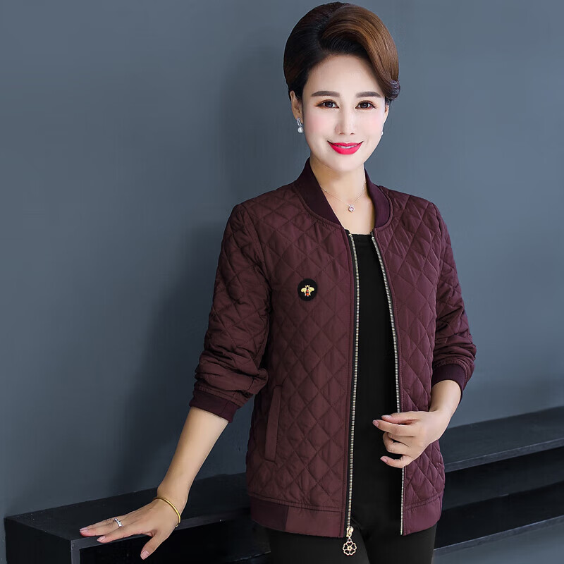 女式薄型小棉袄不带帽子的棉衣秋冬装薄款女式冬天衣服外套女装棉服