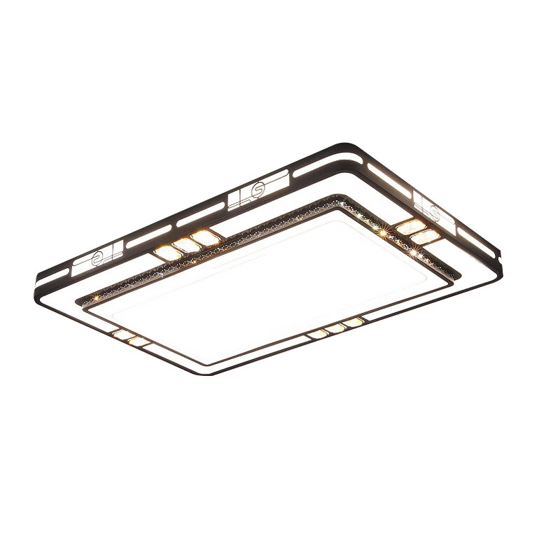 灯诺堡客厅灯简约现代大气2025新中式灯具 房间灯主灯餐厅卧室LED吸顶灯 套餐3