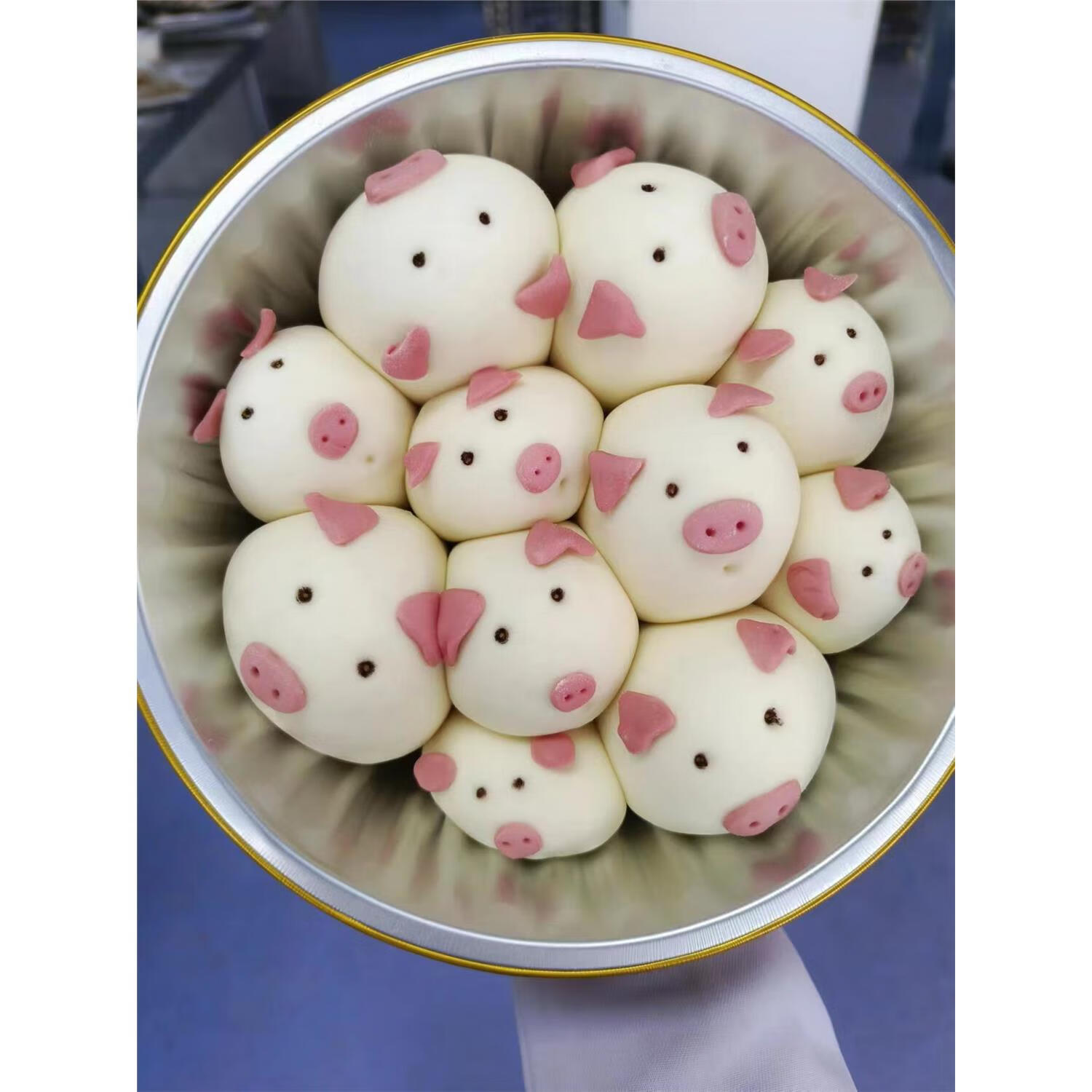 猪仔包礼盒装早餐包子速食卡通包子儿童早餐半成品冷冻食品馒头 挤挤