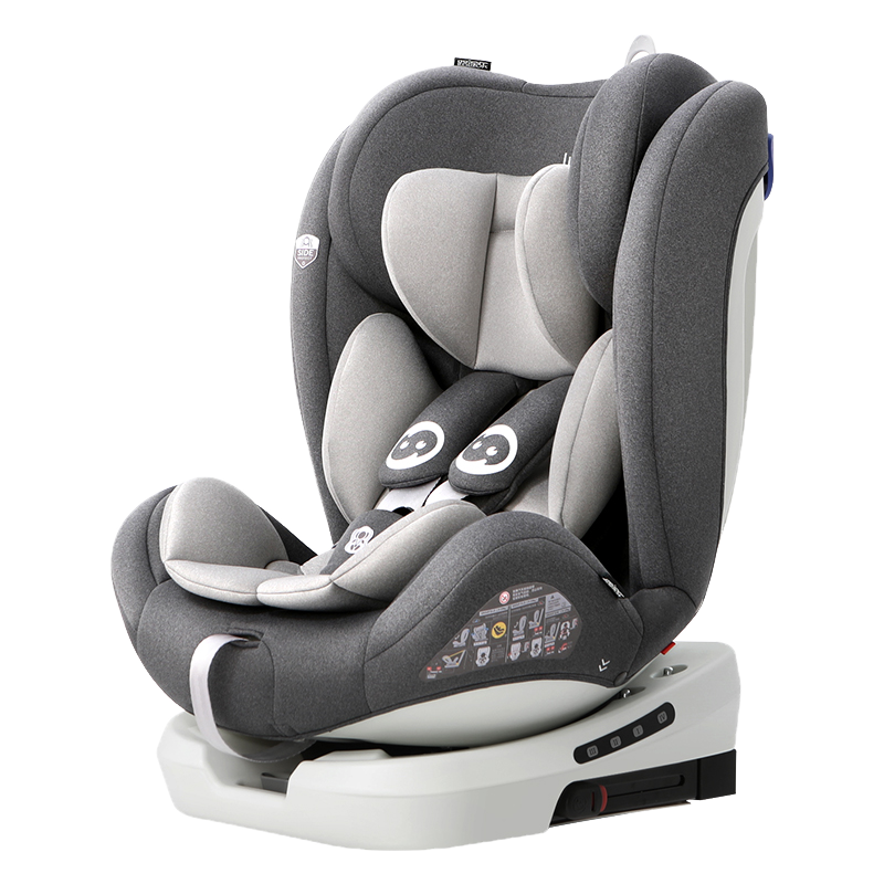 路途乐 婴儿宝宝安全座椅 0-12岁 儿童座椅汽车安全座椅 0-4岁安全座椅 360度旋转角度可调节 摩洛蓝