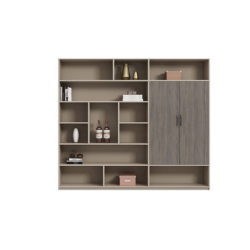 锡田 办公家具 落地文件柜高柜简约现代板式档案柜办公室资料储物柜 5门文件柜