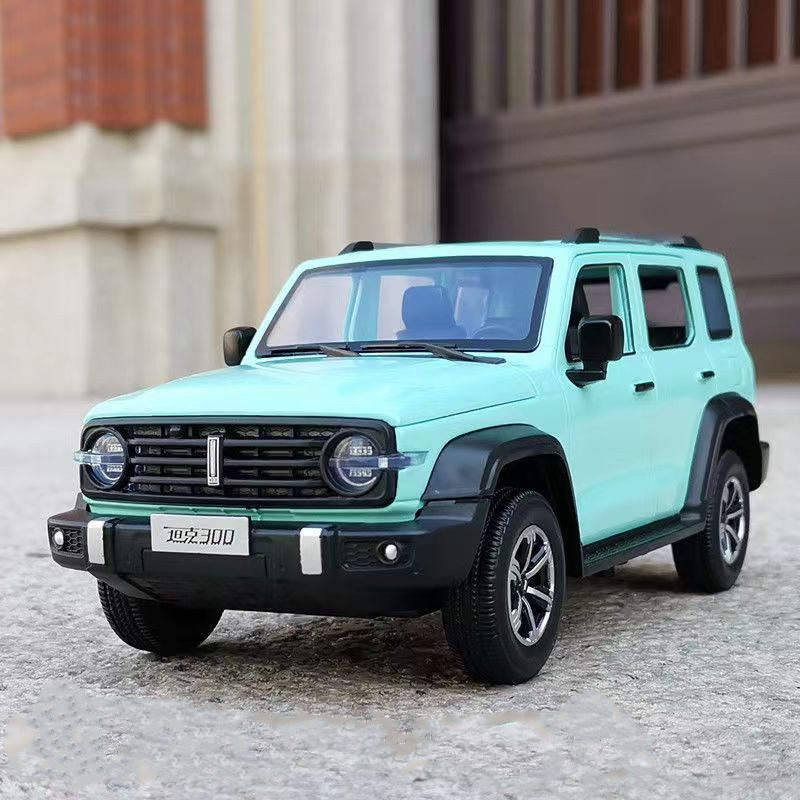 24汽车模型儿童 1:24坦克300 薄荷绿