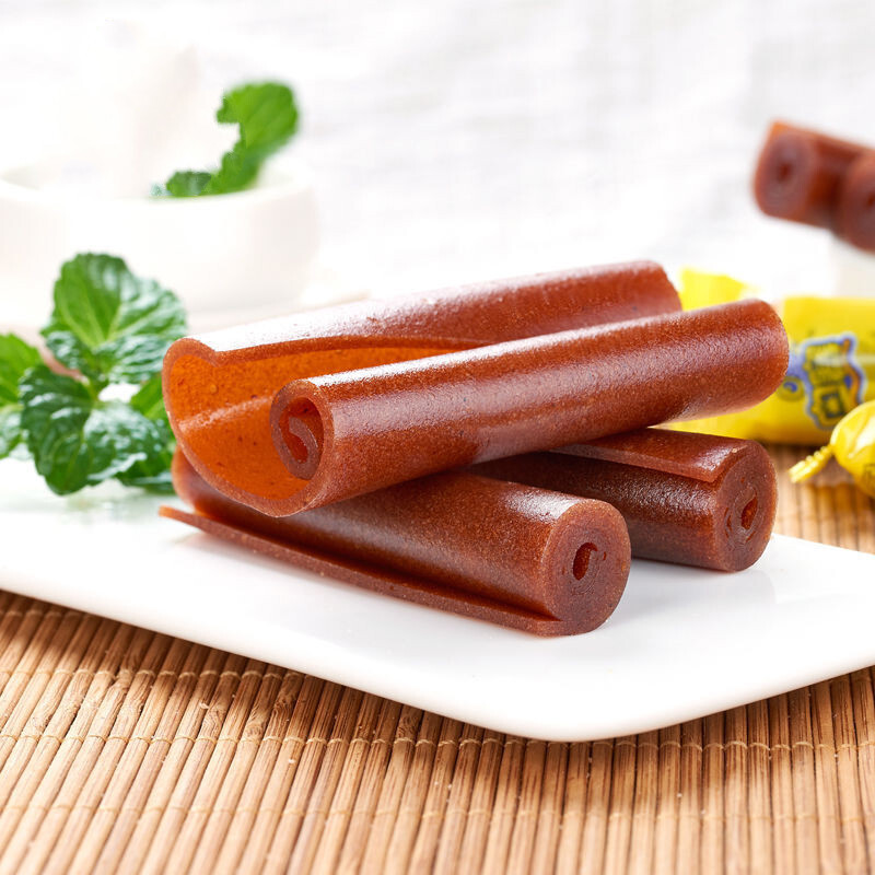 果丹皮散装小包装宝宝零食无添加酸山楂片干糕零食 奥赛果丹皮500g*2