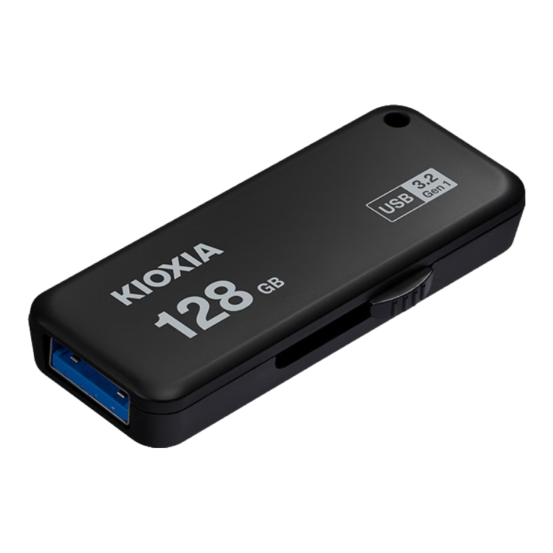 KIOXIA 铠侠 U365 随闪系列 USB 3.2 U盘 黑色 128GB USB