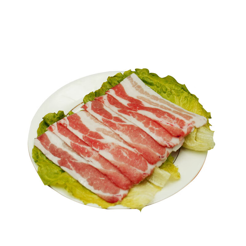 果亦橙烧烤五花肉薄片烤肉片食材厚切去皮新鲜猪肉冷冻烧烤火锅食材 3