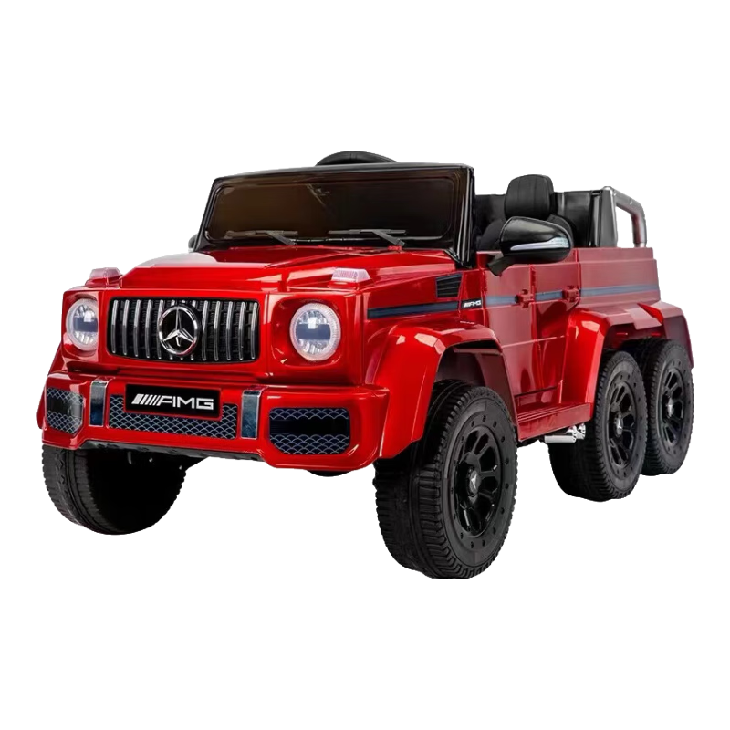 馬老師 ELECTRONIC TOY CAR大G嬰幼兒童越野電動車六輪可坐大人遙控越野車親子玩具禮物 烤漆黑六驅(qū)全功能+備用電瓶+軟輪 免費補發(fā)配件