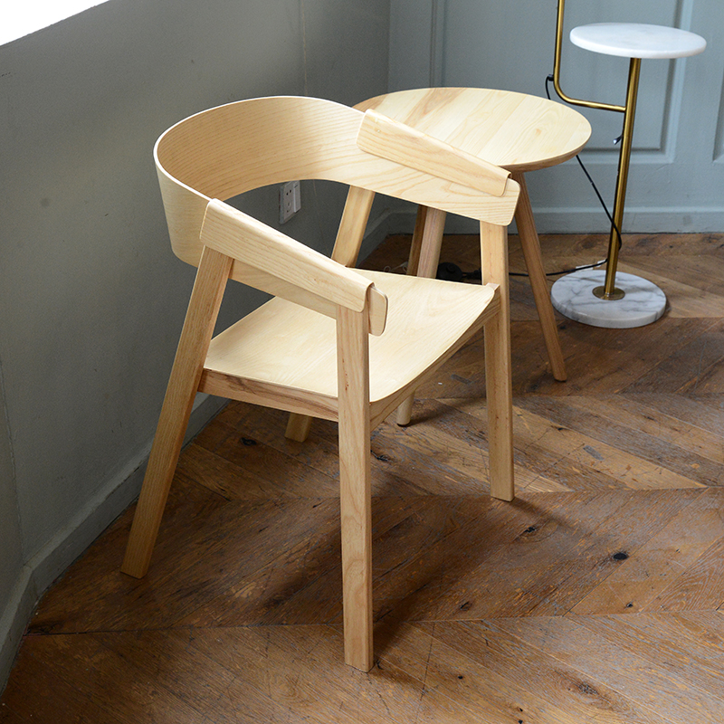 致泽丹麦设计卡沃椅 扶手椅子靠背单椅休闲椅扶手椅子咖啡厅就餐椅