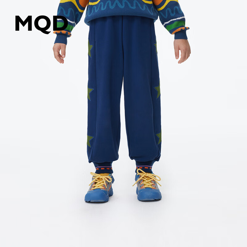 MQD童装男童23秋季新款运动裤灯笼裤 藏蓝 140怎么样,好用不?