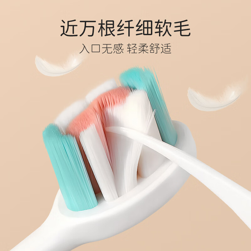 英格翰儿童牙刷宝宝婴儿换牙期0-3岁-6-12岁刷头细软毛刷幼儿园小学生 【0-6岁】儿童萌宠牙刷【5支】