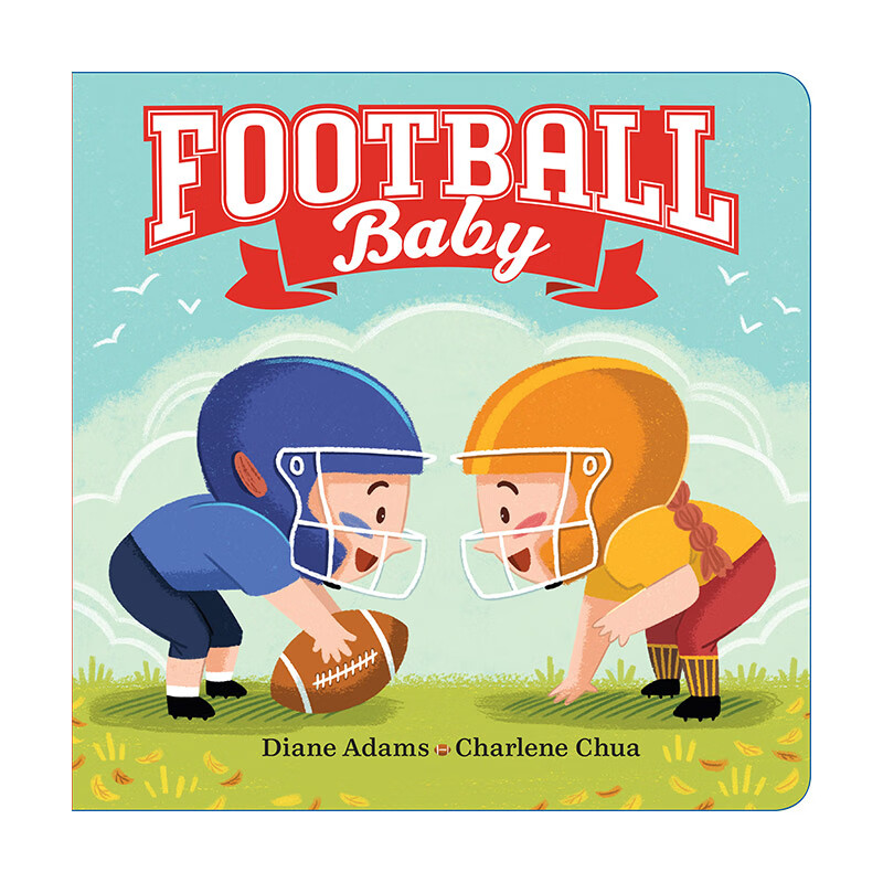 进口原版 football baby a sports baby book 运动宝贝之书系列