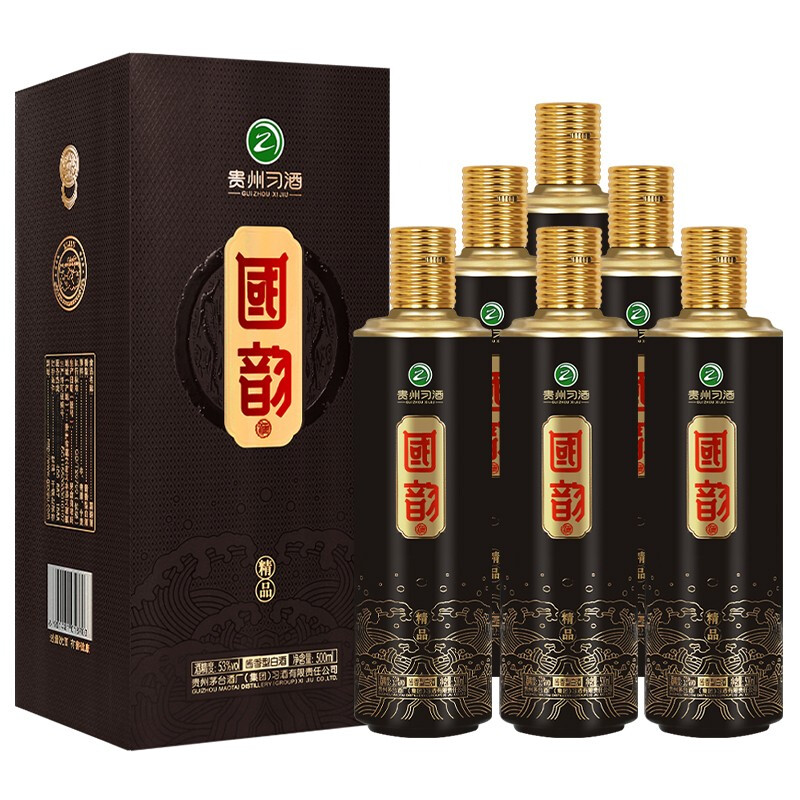 习酒贵州习酒 茅台集团 习酒53度 酱香型白酒 商务送礼 53度 500ml 6