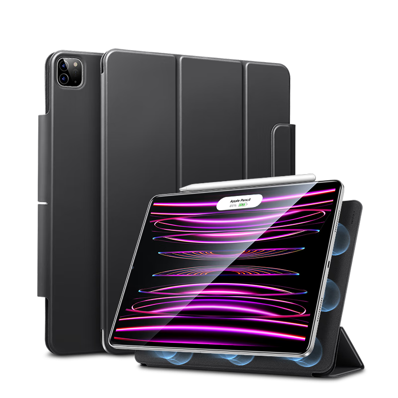 亿色适用于ipad pro11保护套2022/2021/2020苹果平板电脑保护壳11英寸磁吸平板支架轻薄防摔带搭扣皮套