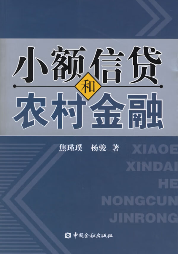 小额信贷和农村金融【正版】