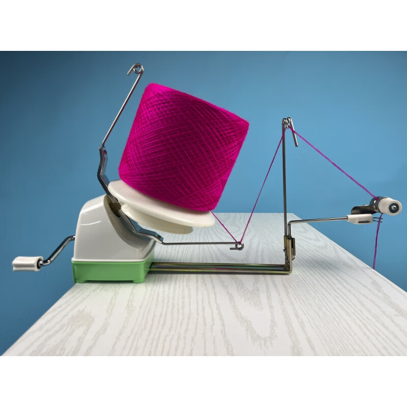 澳颜莱电动手摇毛线合股器 申禄家用手摇羊绒毛线绕线机缠线器屯线器