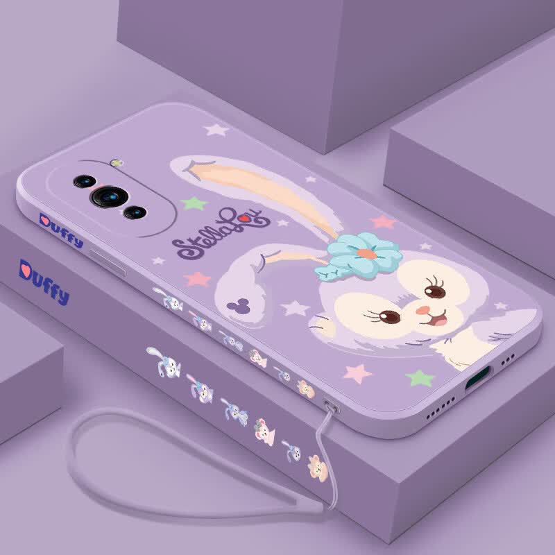 洛恒 适用于华为nova10手机壳防摔nova10pro卡通可爱兔子液态硅胶软壳