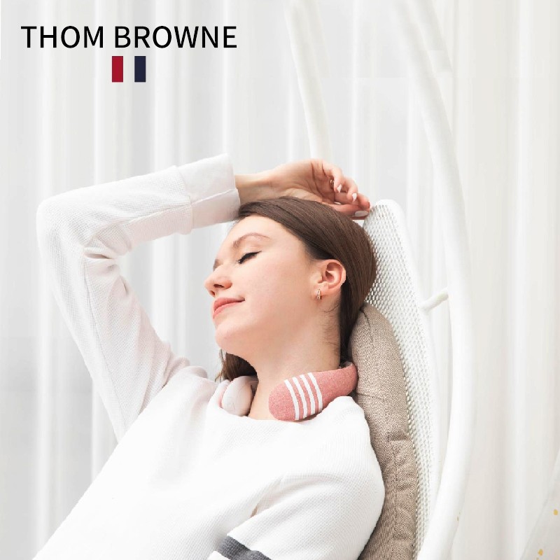 汤姆布朗Thom Browne颈椎按摩器颈部肩部家用颈肩按摩仪肩颈脖子颈椎护颈仪520男女情人节礼物 粉色