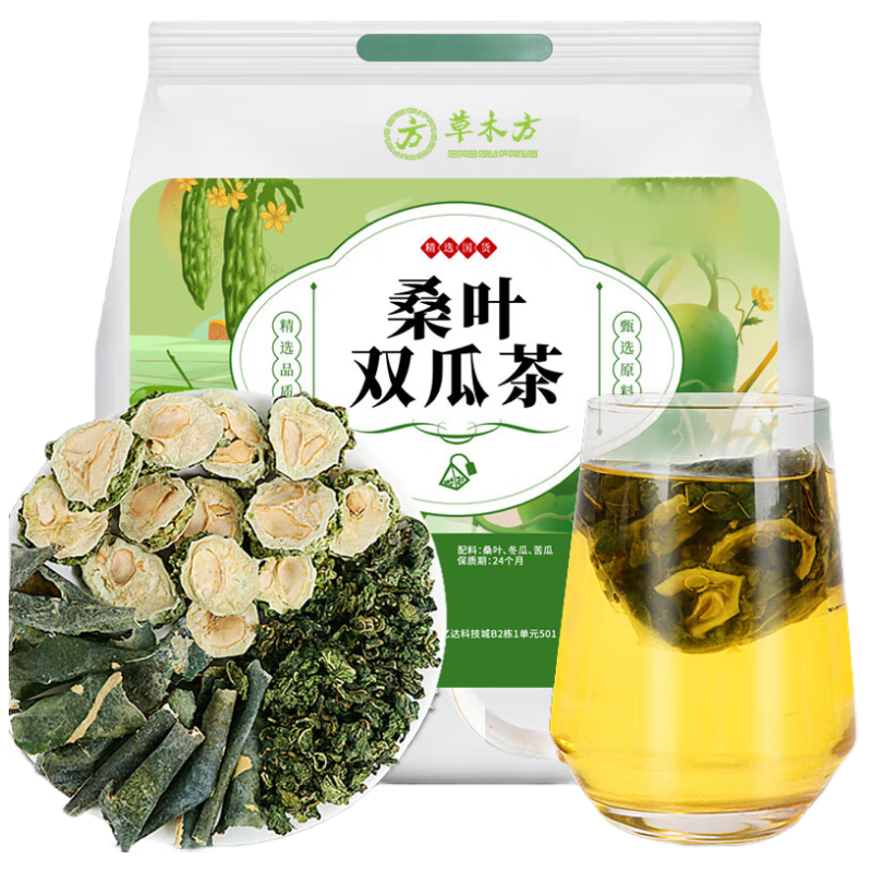 ��ľ�� ɣҶ˫�ϲ�300g��60���� ˪��ɣҶ���ϲ�Ѫ����Ƥѹ��������