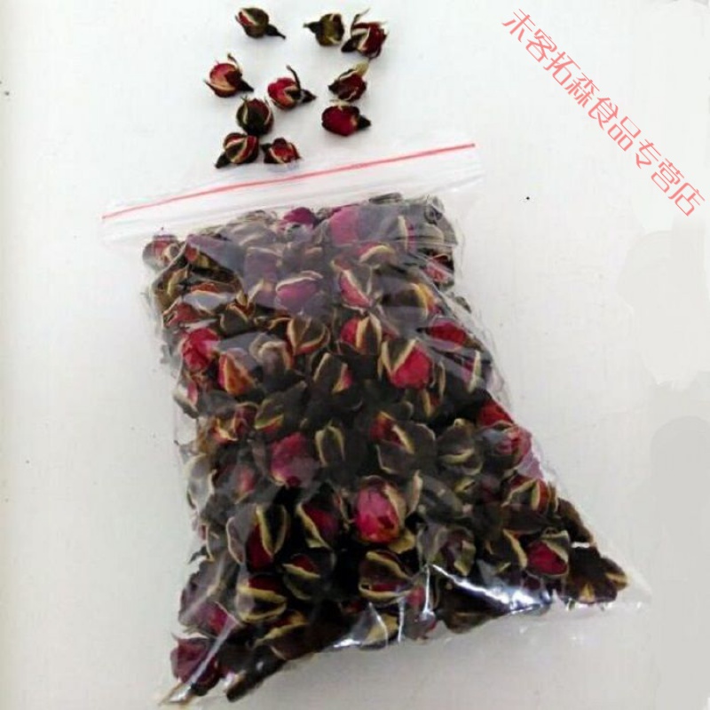 霆2021年新花云南金边玫瑰花茶干玫瑰花茶正自然无硫玫瑰花茶 50g袋装