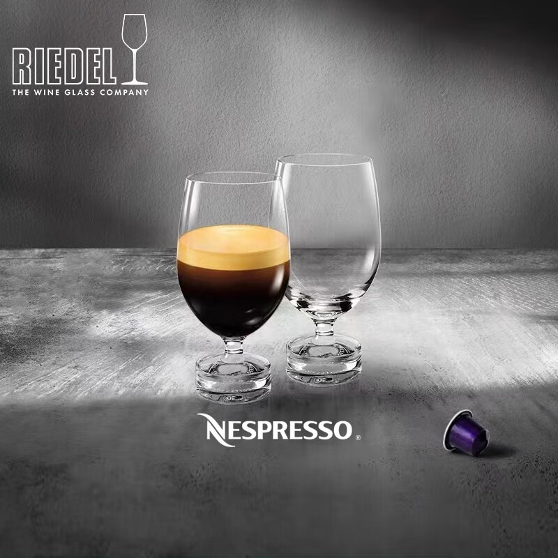醴铎riedel 奥地利riedel nespresso reveal系列咖啡品饮杯双支装进口