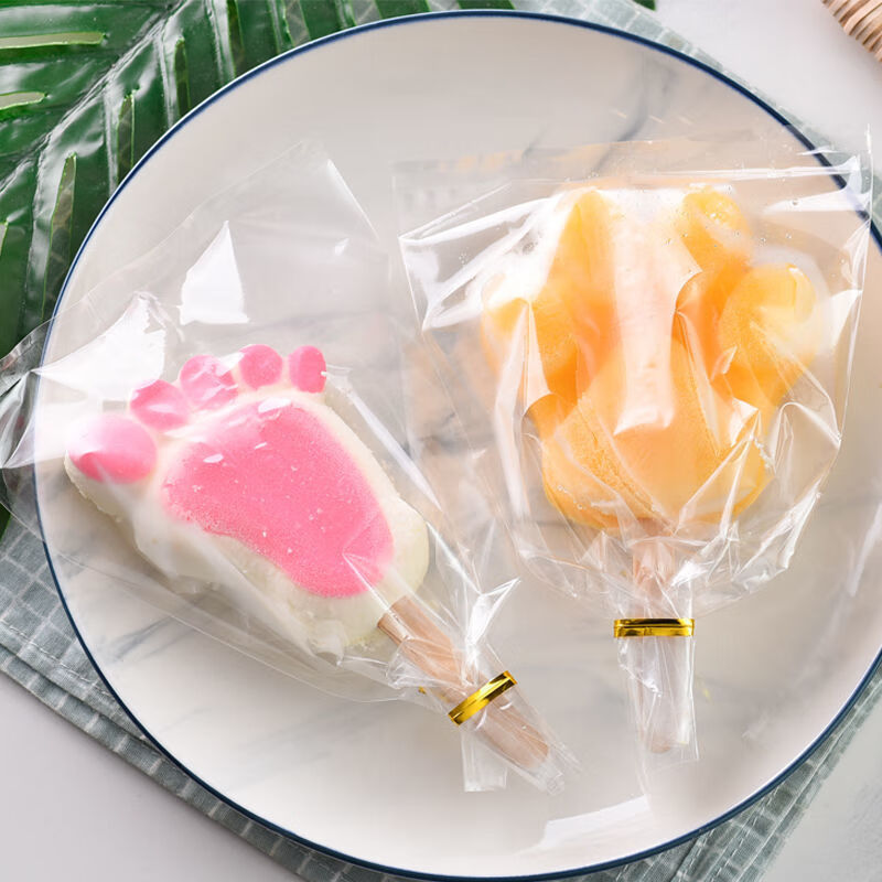 【100套】雪糕包装袋一次性冰棒袋子冰棍棒冰木棒家用批发烘焙包装