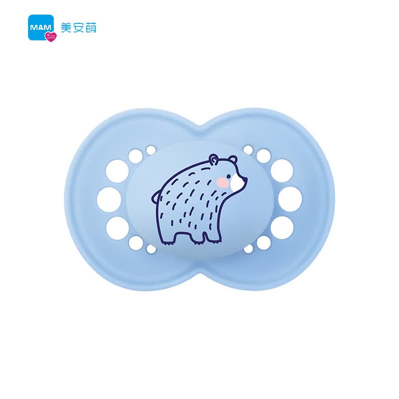 mam成长型丝感安抚奶嘴18-36个月戒奶神器大号月龄一岁以上宝宝断奶