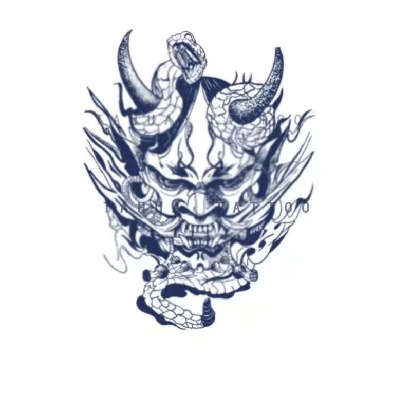 南欧世爵(nou61knight) 草本般若纹身贴果汁半臂防水半男女款社会