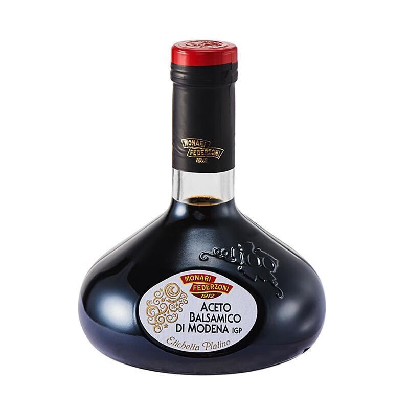 安小离意大利进口铂金标香醋250ml黑醋凉拌沙拉海鲜蘸酱balsamic 红色