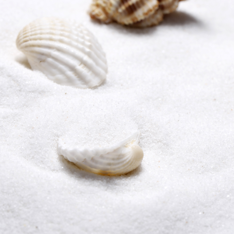 500克石英砂白色石英沙天然沙白色细沙子造景白沙石小颗粒白沙子 颗粒