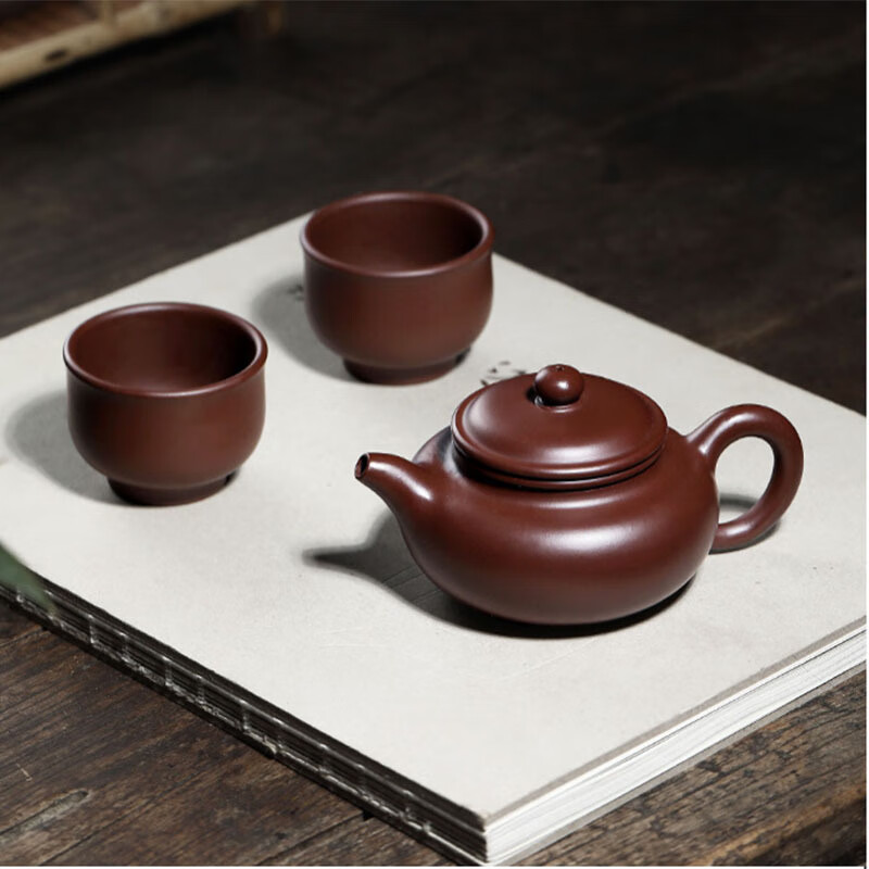 紫砂壶功夫茶具家用名家大师级矿朱泥纯手工仿古壶 吴荣 吴荣华小品