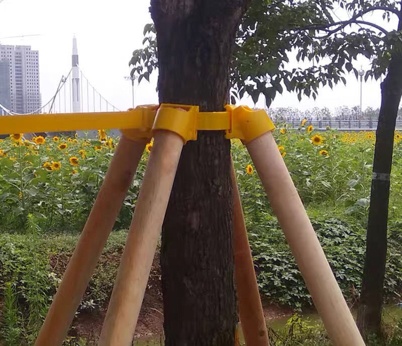 支架固定器树木支撑园林绿化工程防风支撑架杆固定器塑料套杯扎绑带